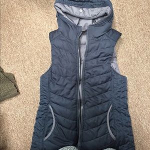 Reversible lulu vest blue/grey
