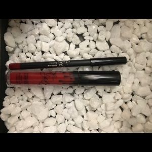 Kylie cosmetics lipstick and lip liner