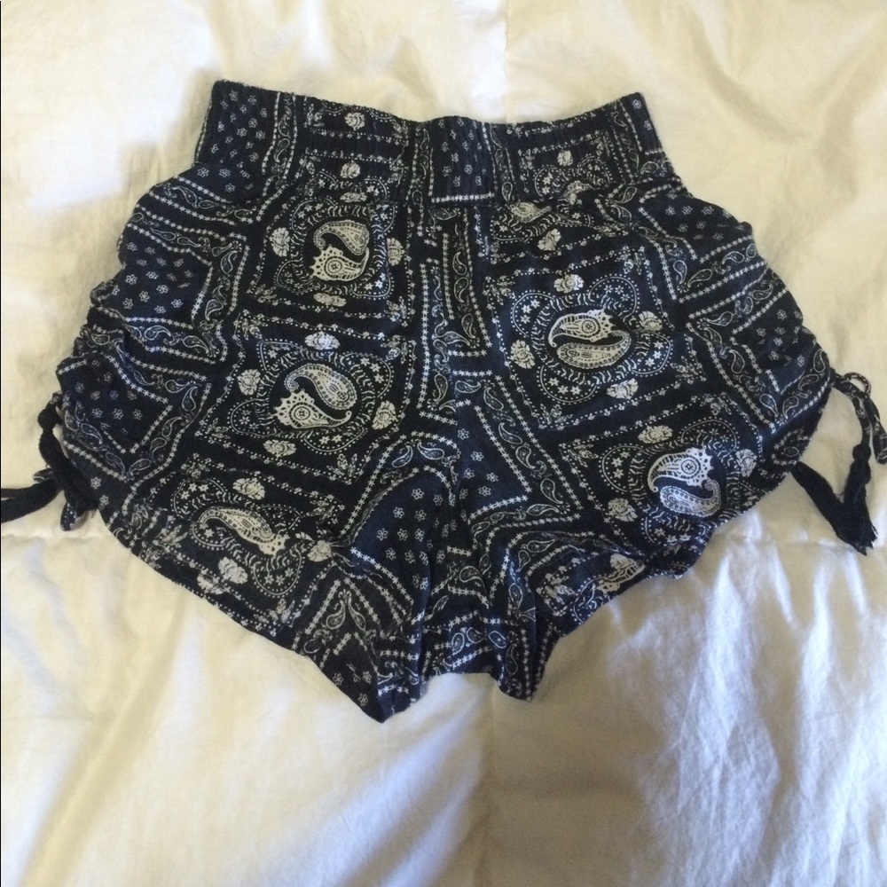 Black Boho Shorts