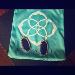 Kendra Scott Dani earrings with dust cover