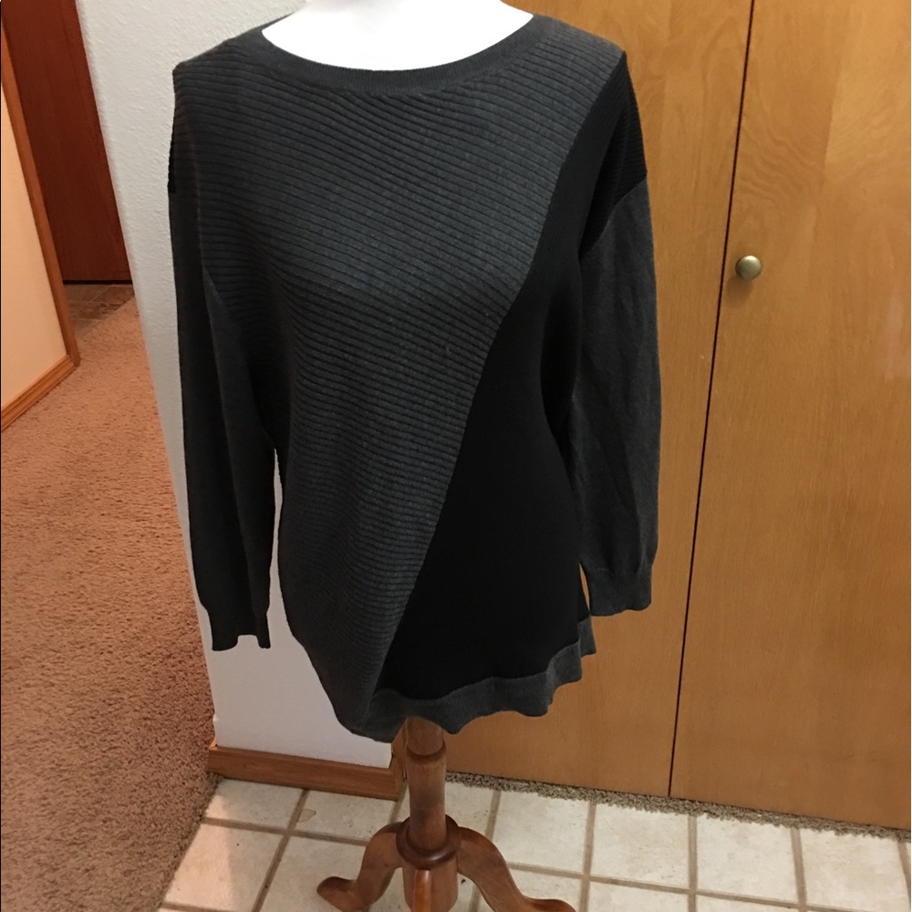 Vince Cameron Ribbed Colorblock Sweater
