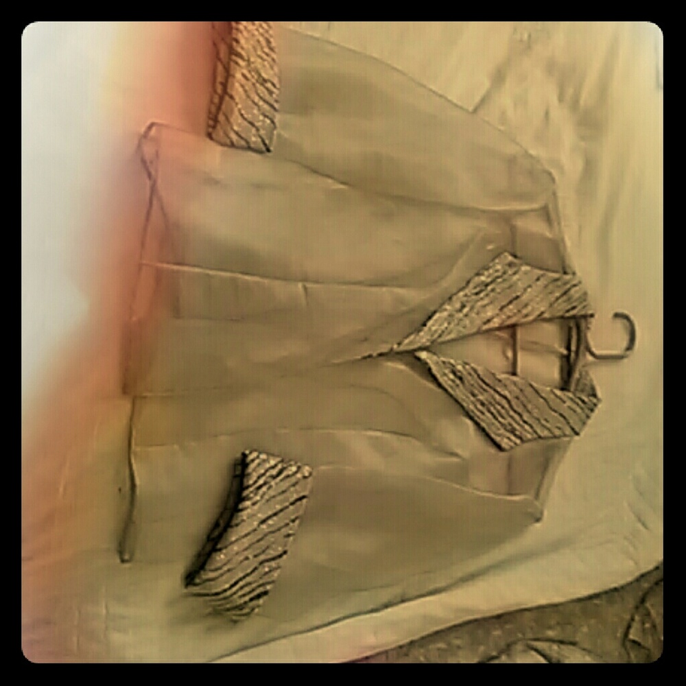 Sheer dinner blouse,