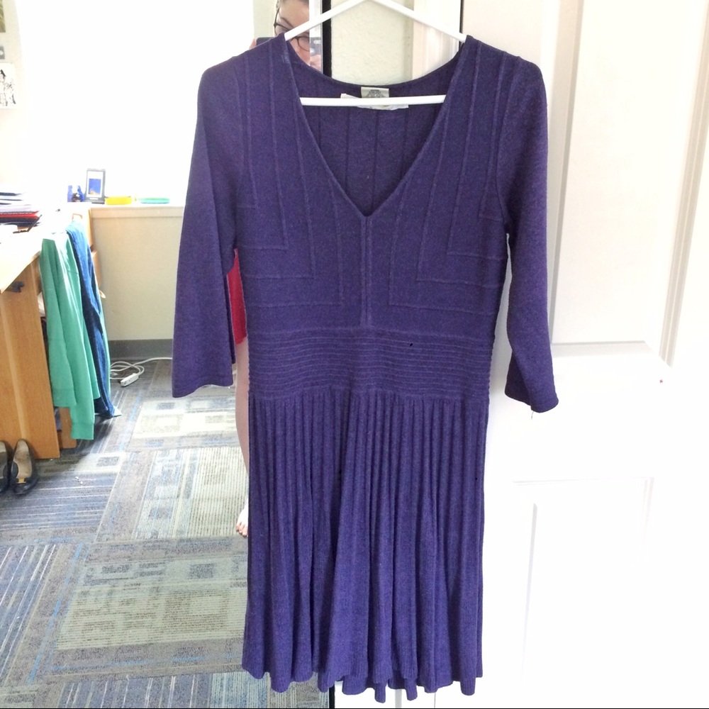 Max Studio Plum Sweater Dress