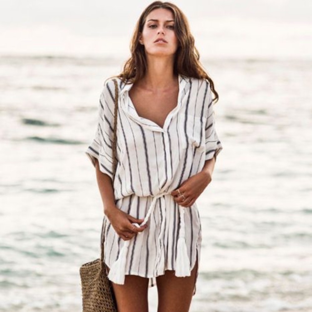 Faithfull the Brand striped dress.