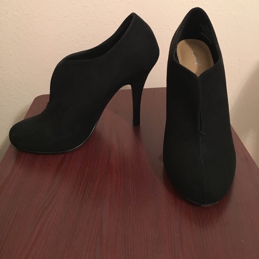 Faux Suede Heels - Make Offer!