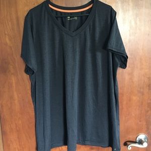 XERSION short sleeve charcoal grey workout shirt