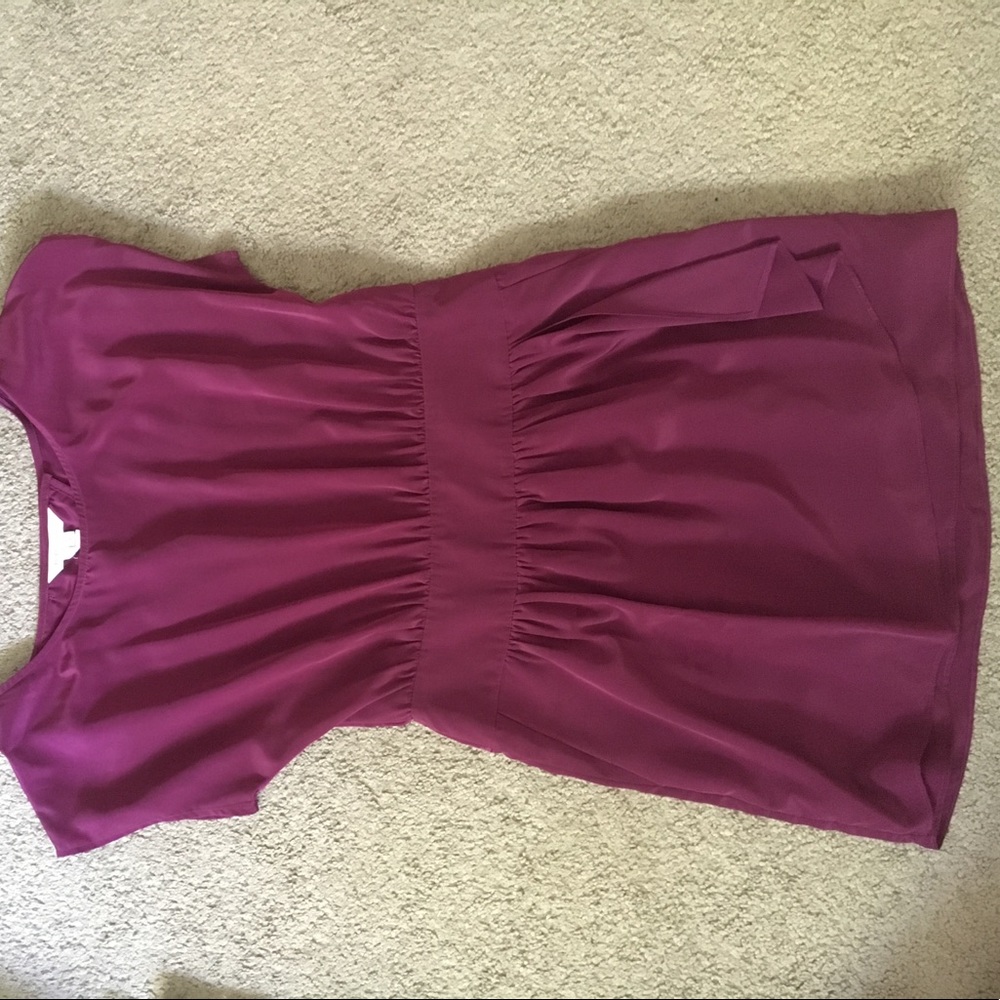 BCBG deep purple dress