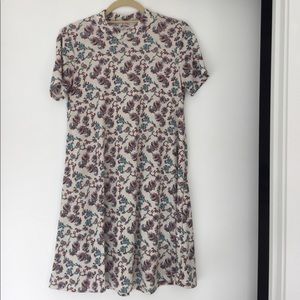 Lush a line mock neck dress
