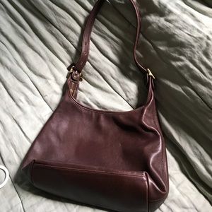Vintage Coach brown hobo