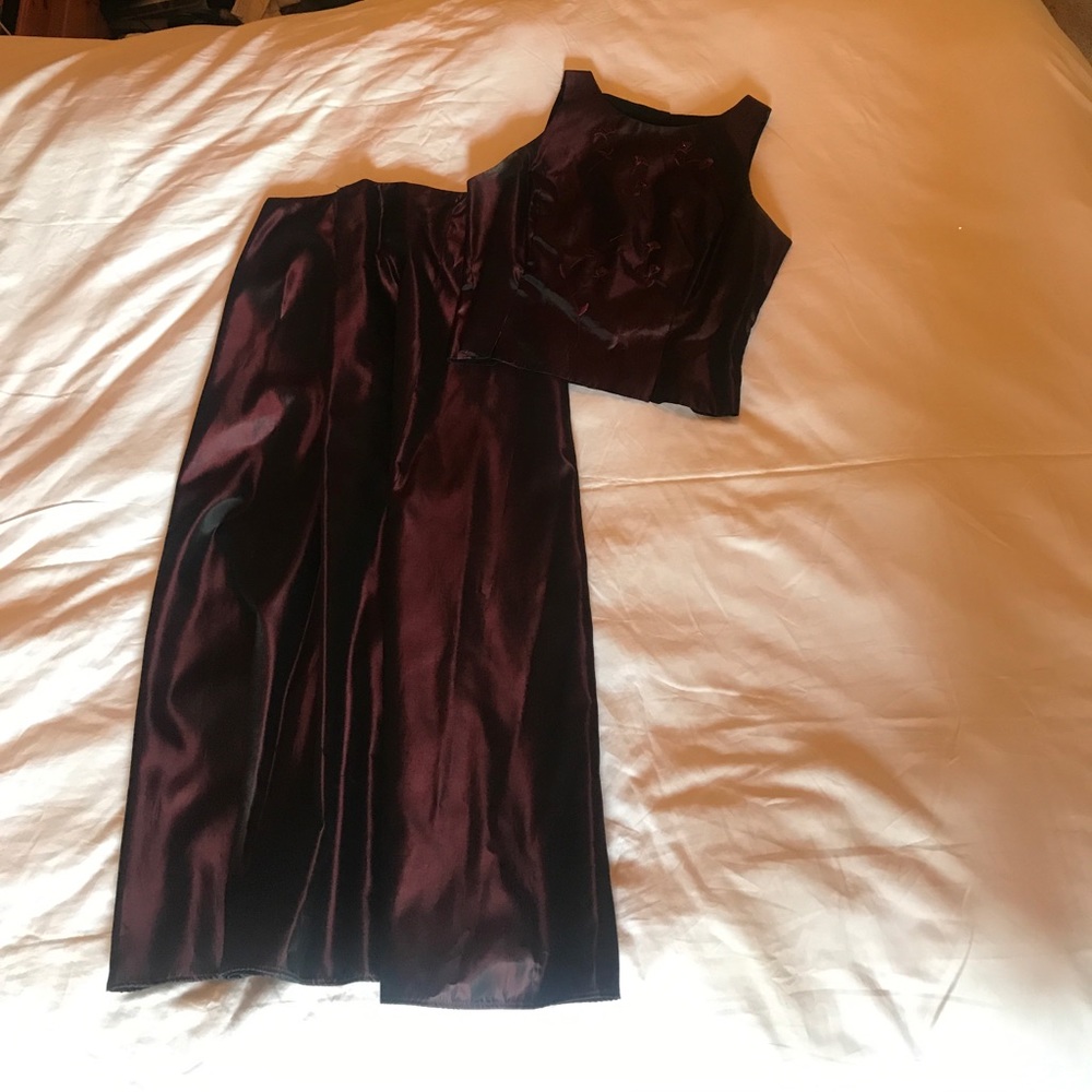 Satin Cocktail/ Prom Dress