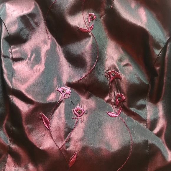 Satin Cocktail/ Prom Dress - Picture 3 of 6