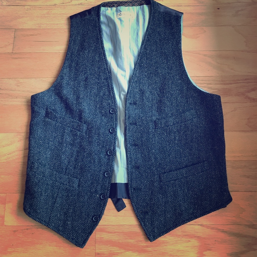 J Crew tweaks herringbone vest