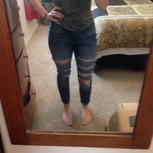 Revamped skinny jeans