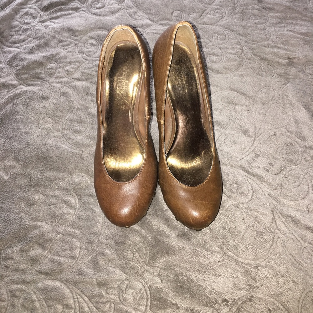 Brown Charlotte Russe heels - Picture 2 of 3