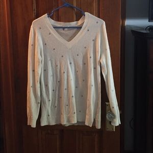 Jcrew polka dot sweater