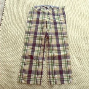 Women's Tommy Hilfiger plaid capris 4