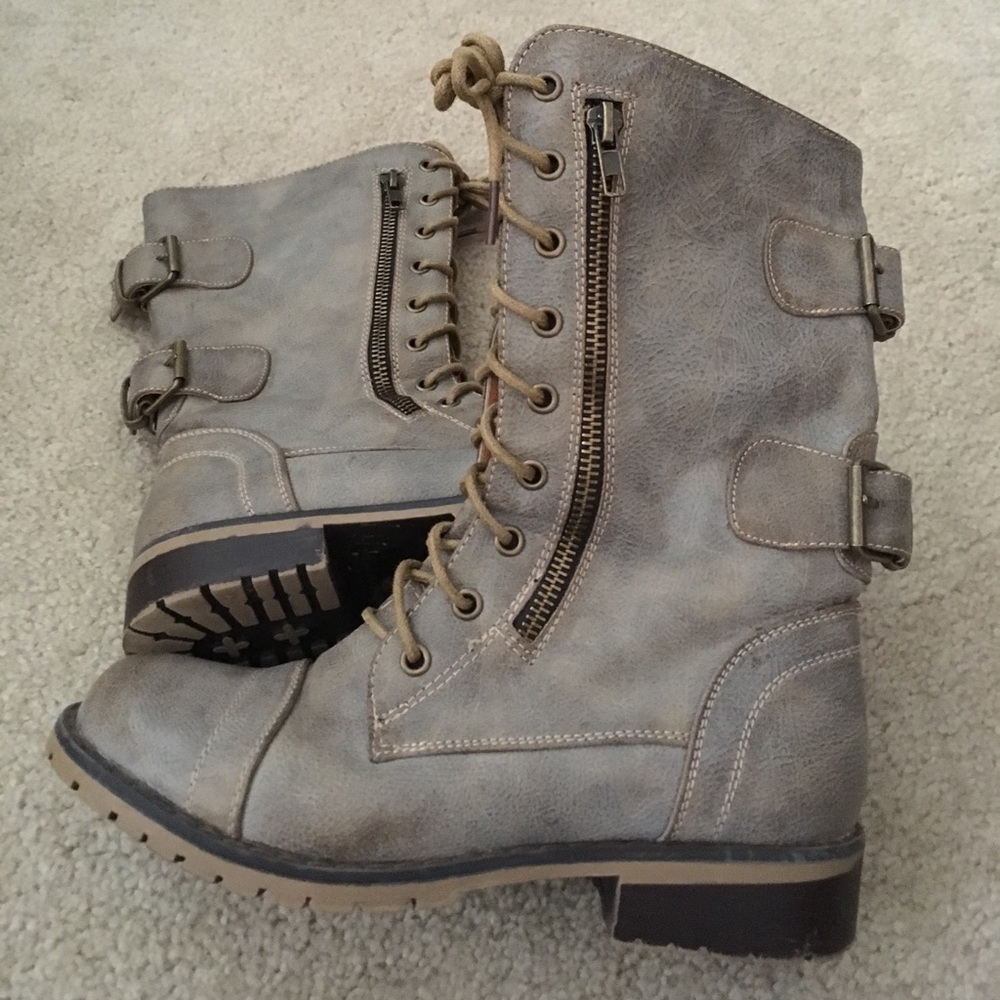 Combat boots!