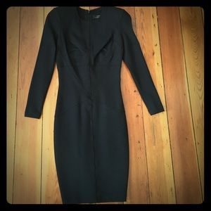 Robert Rodriguez size 0 black long sleeve dress