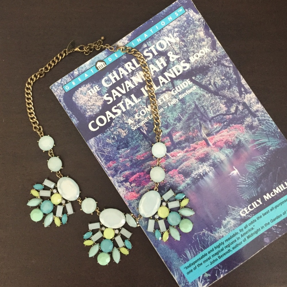 Green/Blue Statement Necklace!
