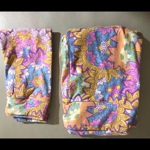 LuLaRoe mommy and me set leggings