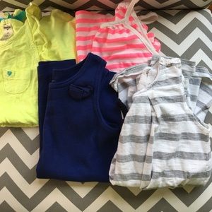 🔆lot of 4 size 6 girls tank tops🔆