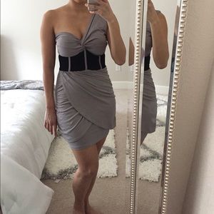 🚫SOLD🚫 Sexy Grey and Black Jersey knit Dress