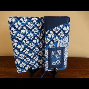 Vera Bradley blue and white wallet