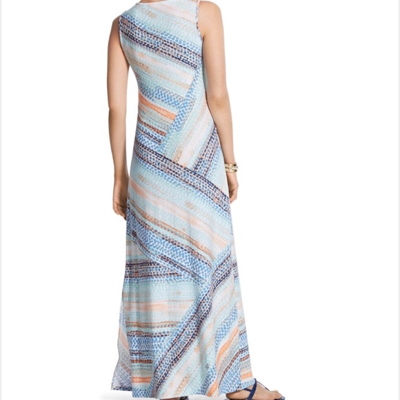 Chico's Pebbled Waves Maxi Dress - Picture 2 of 8