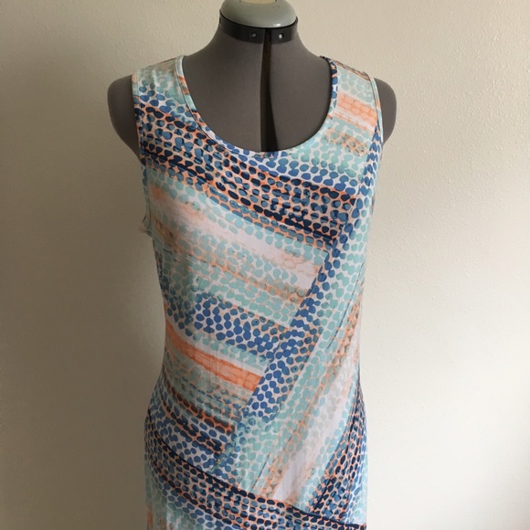 Chico's Pebbled Waves Maxi Dress - Picture 3 of 8