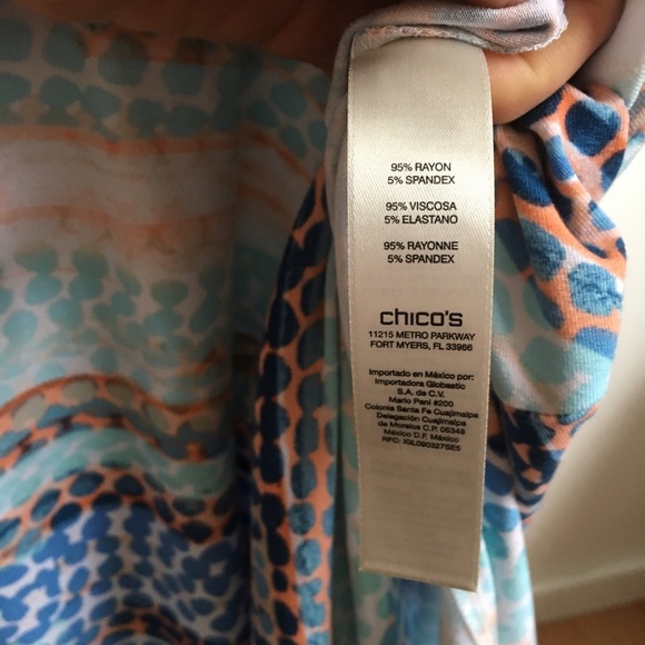 Chico's Pebbled Waves Maxi Dress - Picture 7 of 8