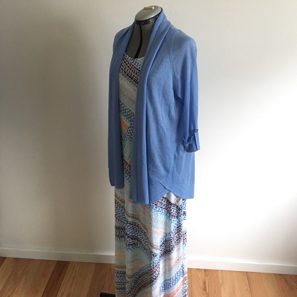 Chico's Pebbled Waves Maxi Dress - Picture 8 of 8