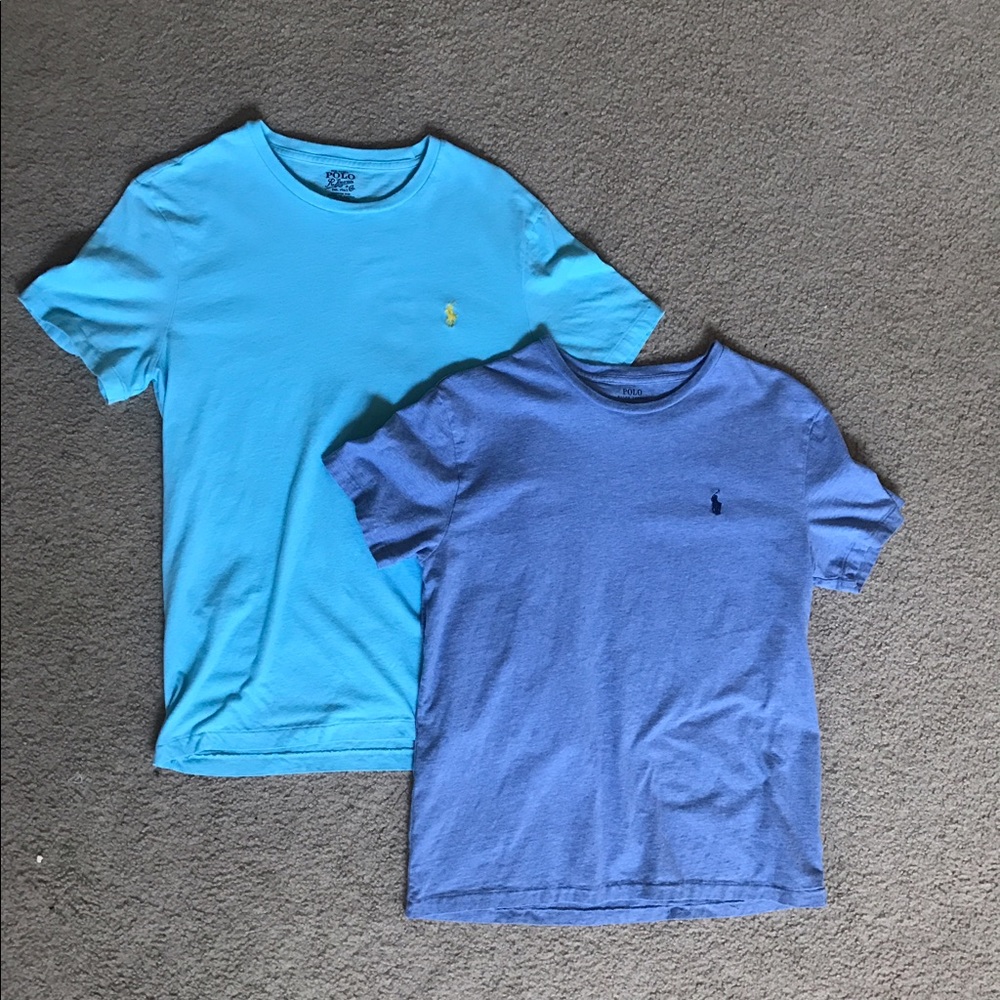 Blue polo Ralph Lauren shirts