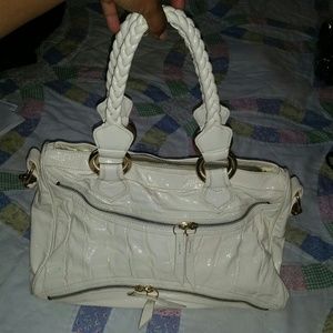 Treesje 'Asher' in Patent Leather White/Cream Rare