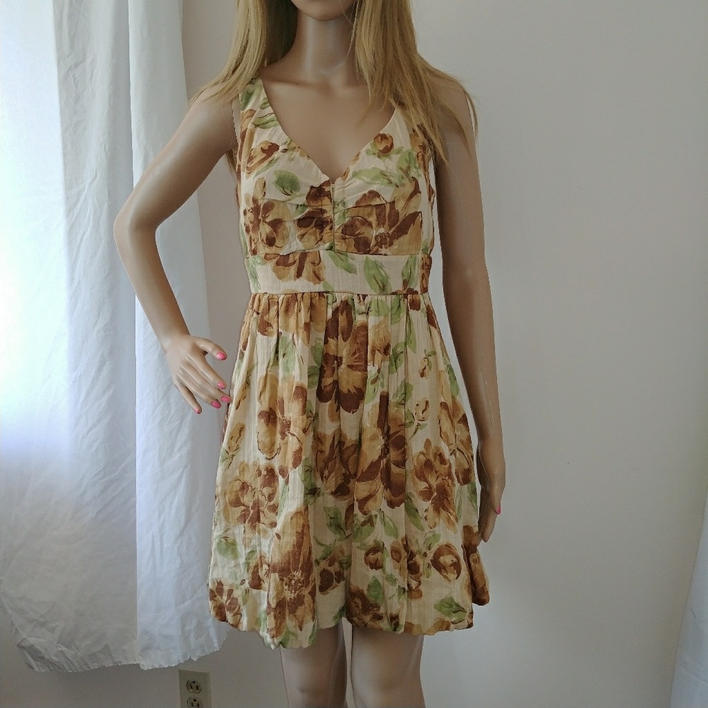 Floral Theme bubble dress S
