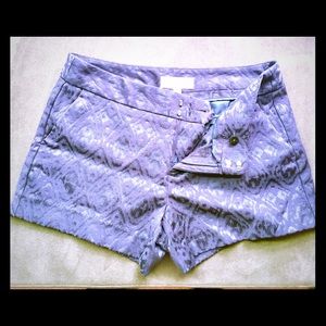 Blue Silky Shorts