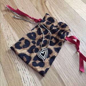 Beautiful BRIGHTON HEART ❤️ NECKLACE W/ Pouch