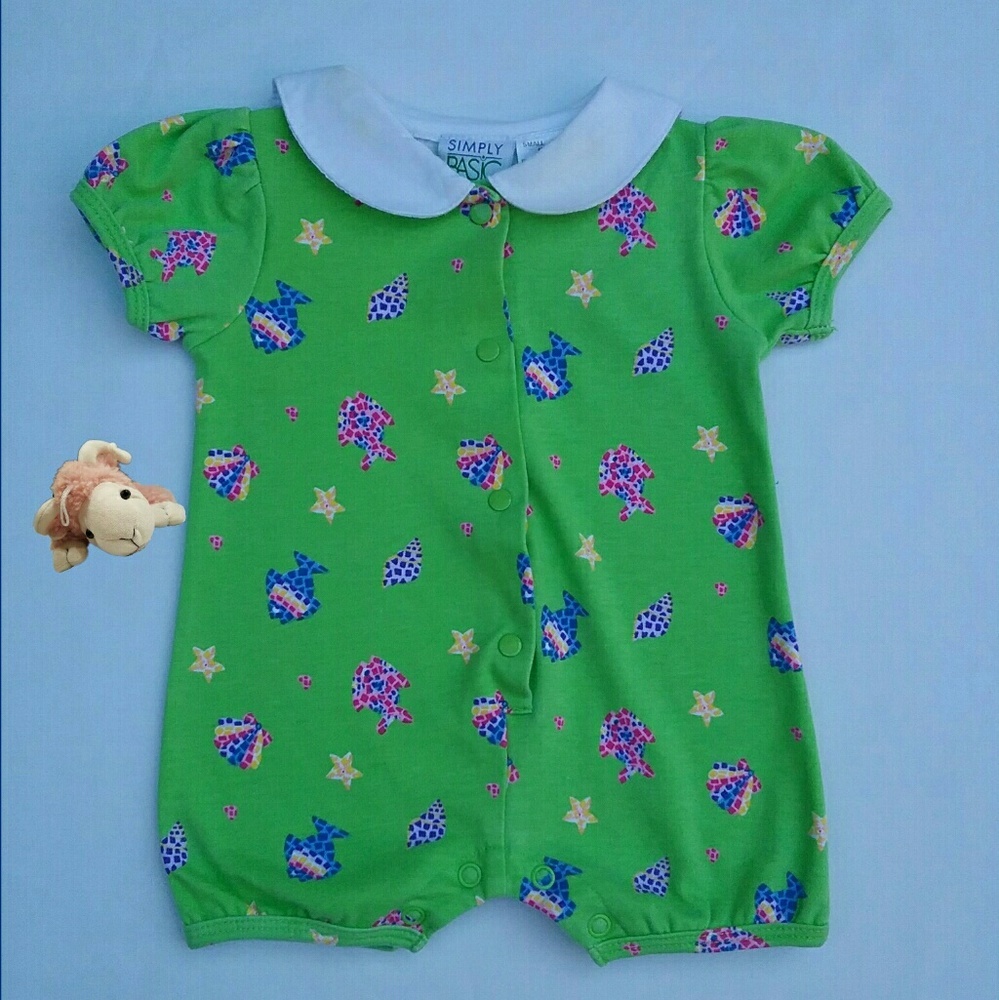 Simply basic romper 0-3M