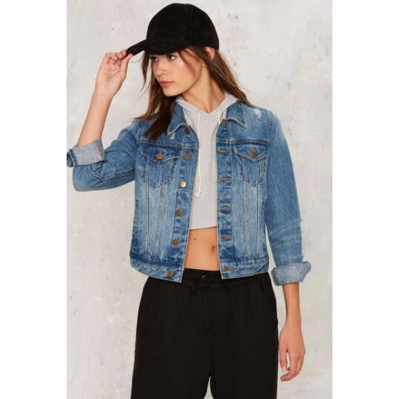 Nasty Gal Cry Later Denim Jacket - Picture 3 of 7