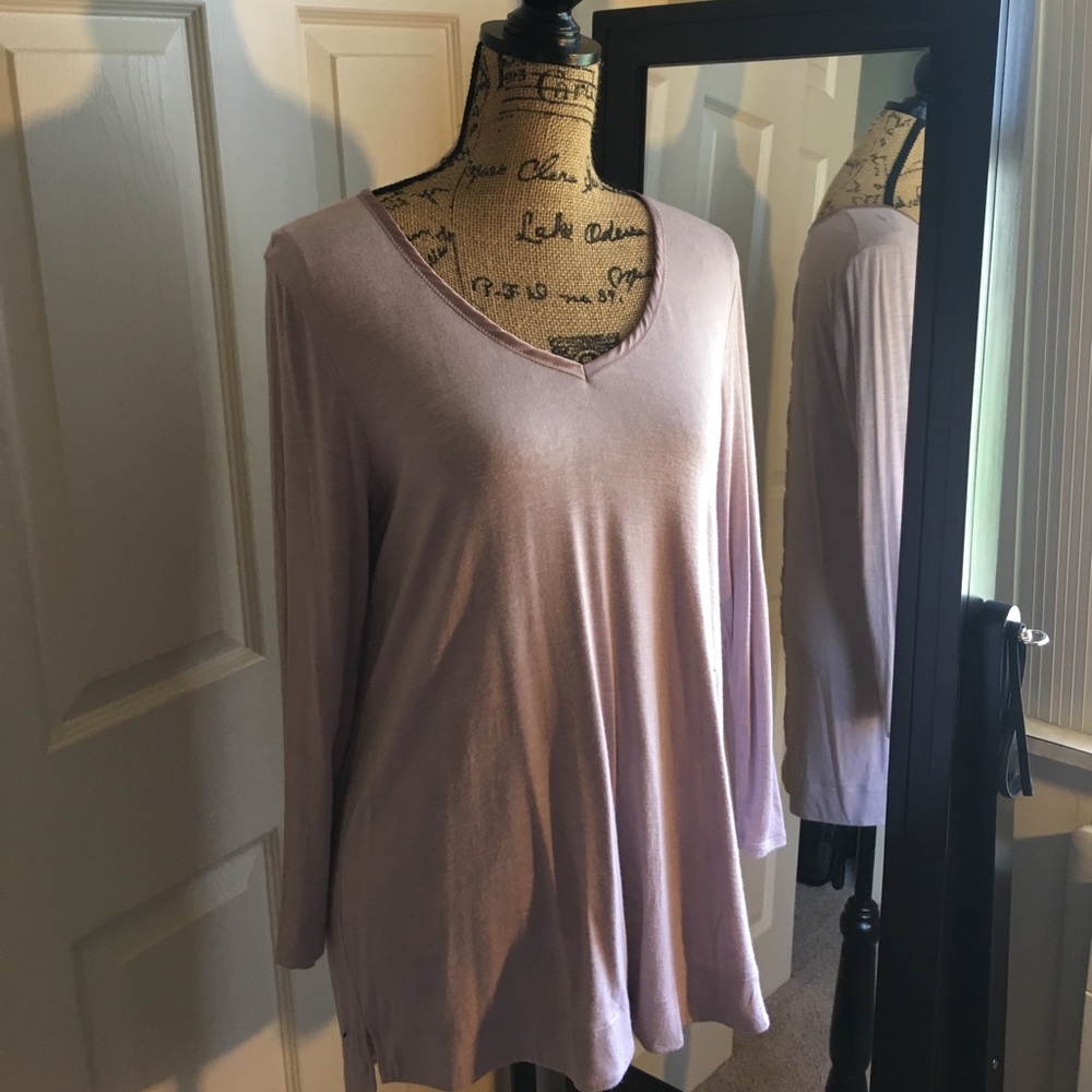 Anthropology Women's Pink Top