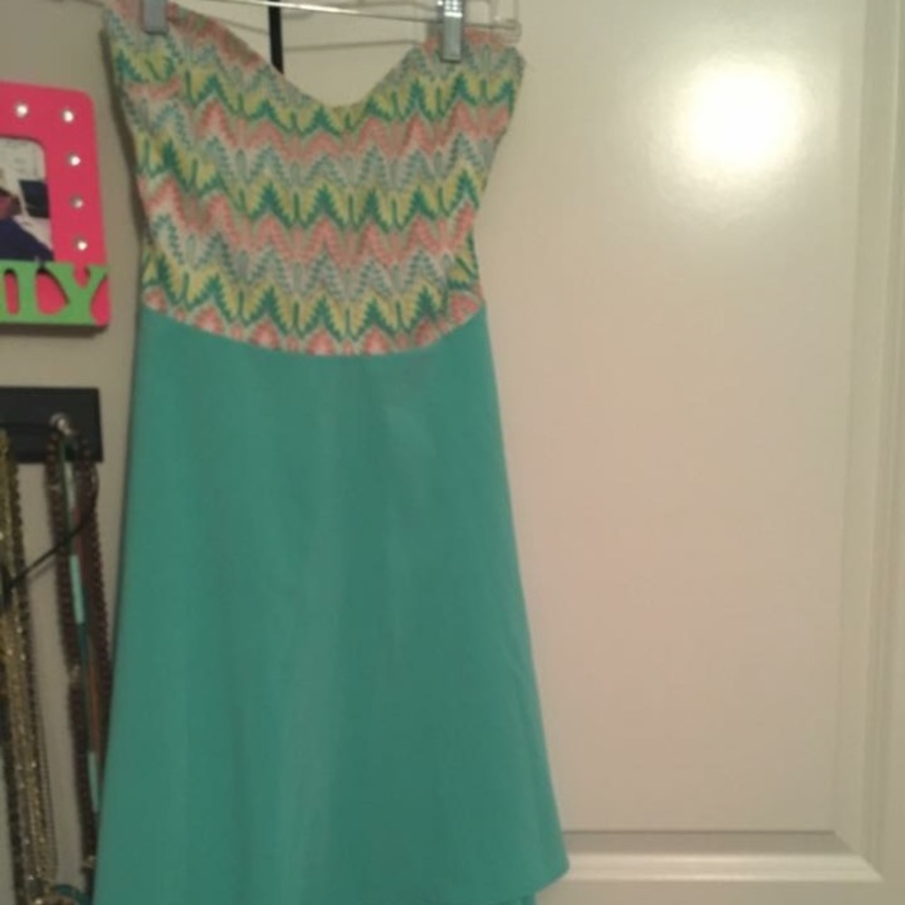 Vestique high low dress
