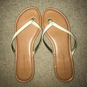 Banana Republic flip flops