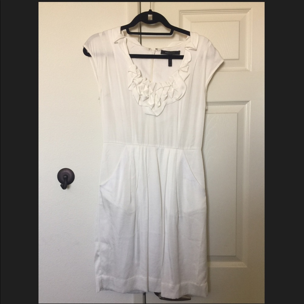 BCBG white dress