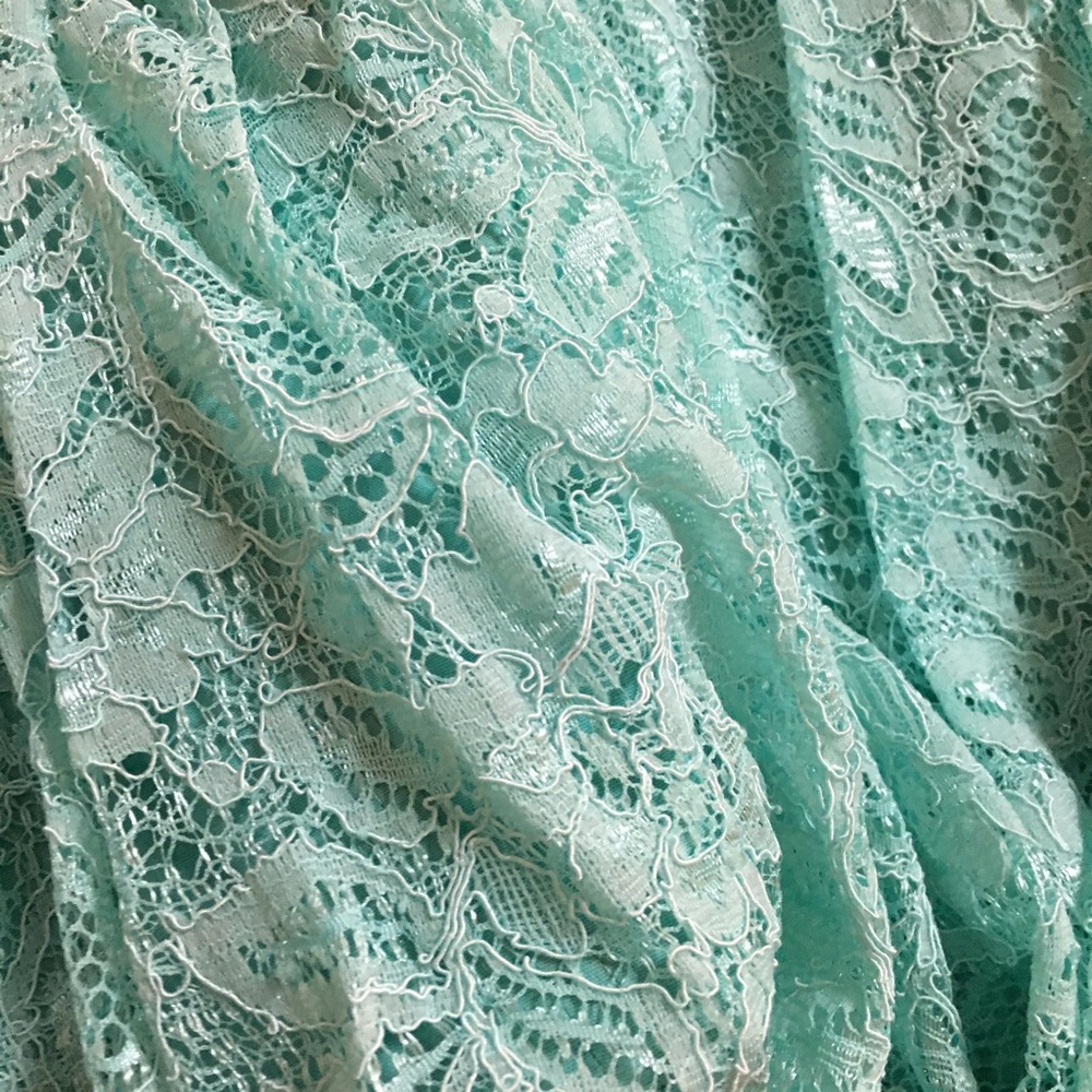 Lace off shoulder boho hippie festival gypsy top - Picture 4 of 5