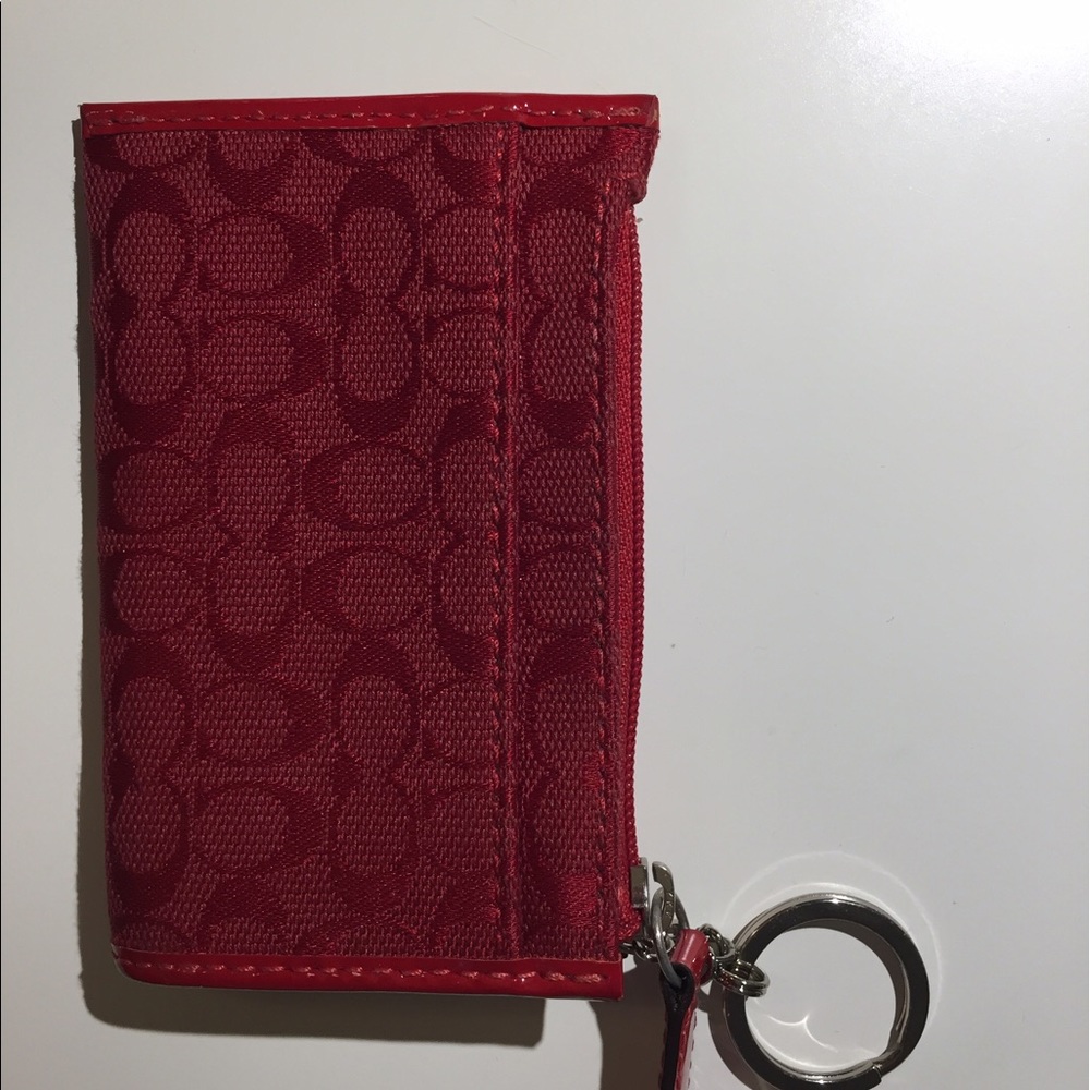 Red Coach Credit card wallet