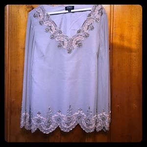 RARE Adrianna Papell Beaded Blouse Never Worn!