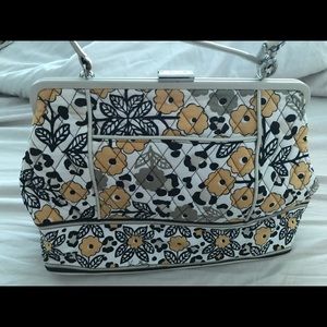 Vera Bradley Frame Satchel Purse Handbag
