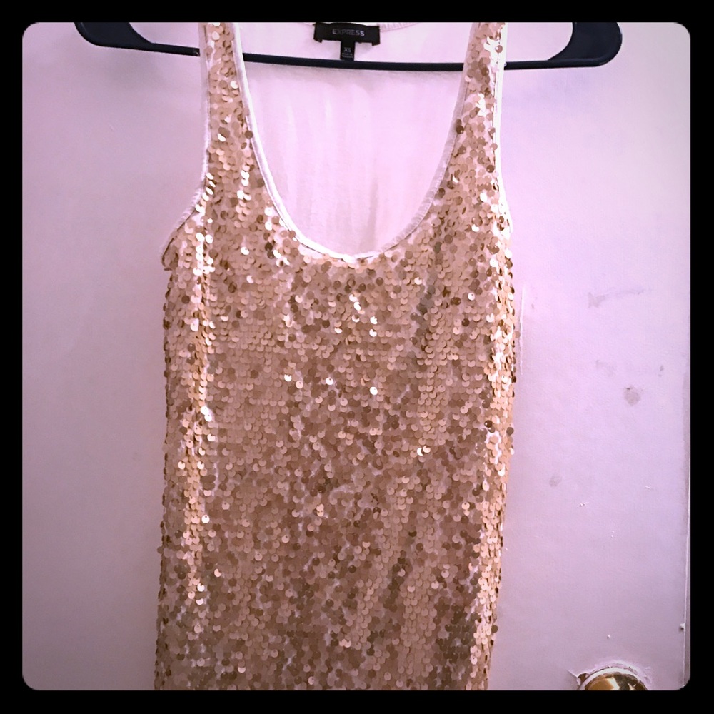 Express sequin tank