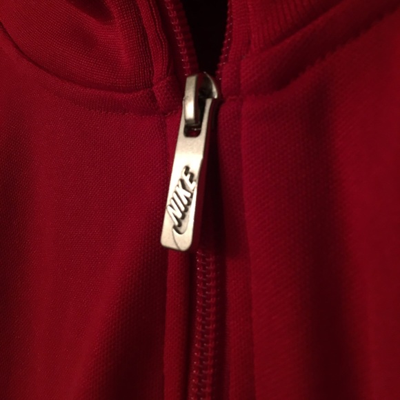 Red Nike Track Jacket, Men L - Picture 2 of 4