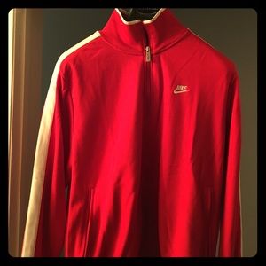 Red Nike Track Jacket, Men L