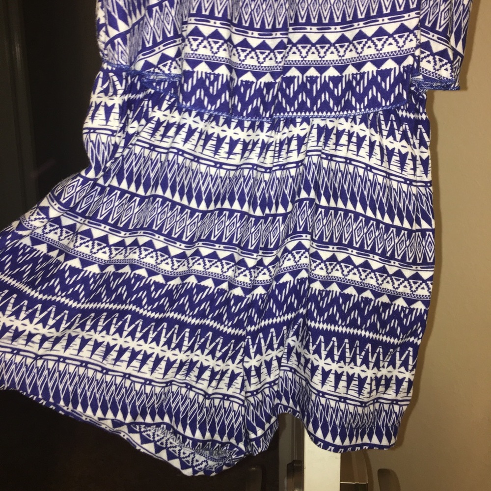 Blue Aztec romper! - Picture 2 of 2